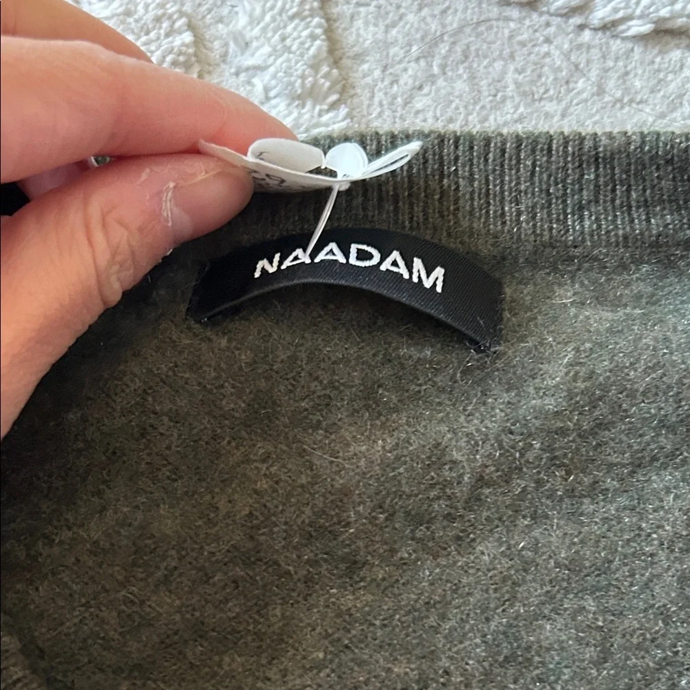 Naadam dark green cashmere Sweater - Picture 2 of 2